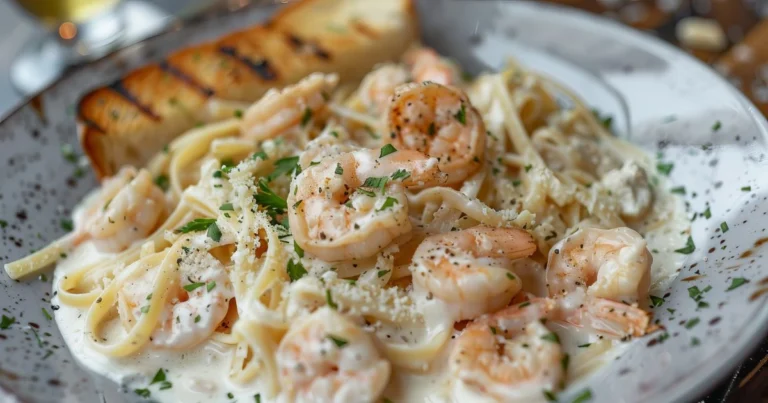 chicken and shrimp alfredo
