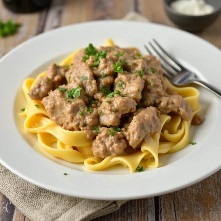 Beef Stroganoff