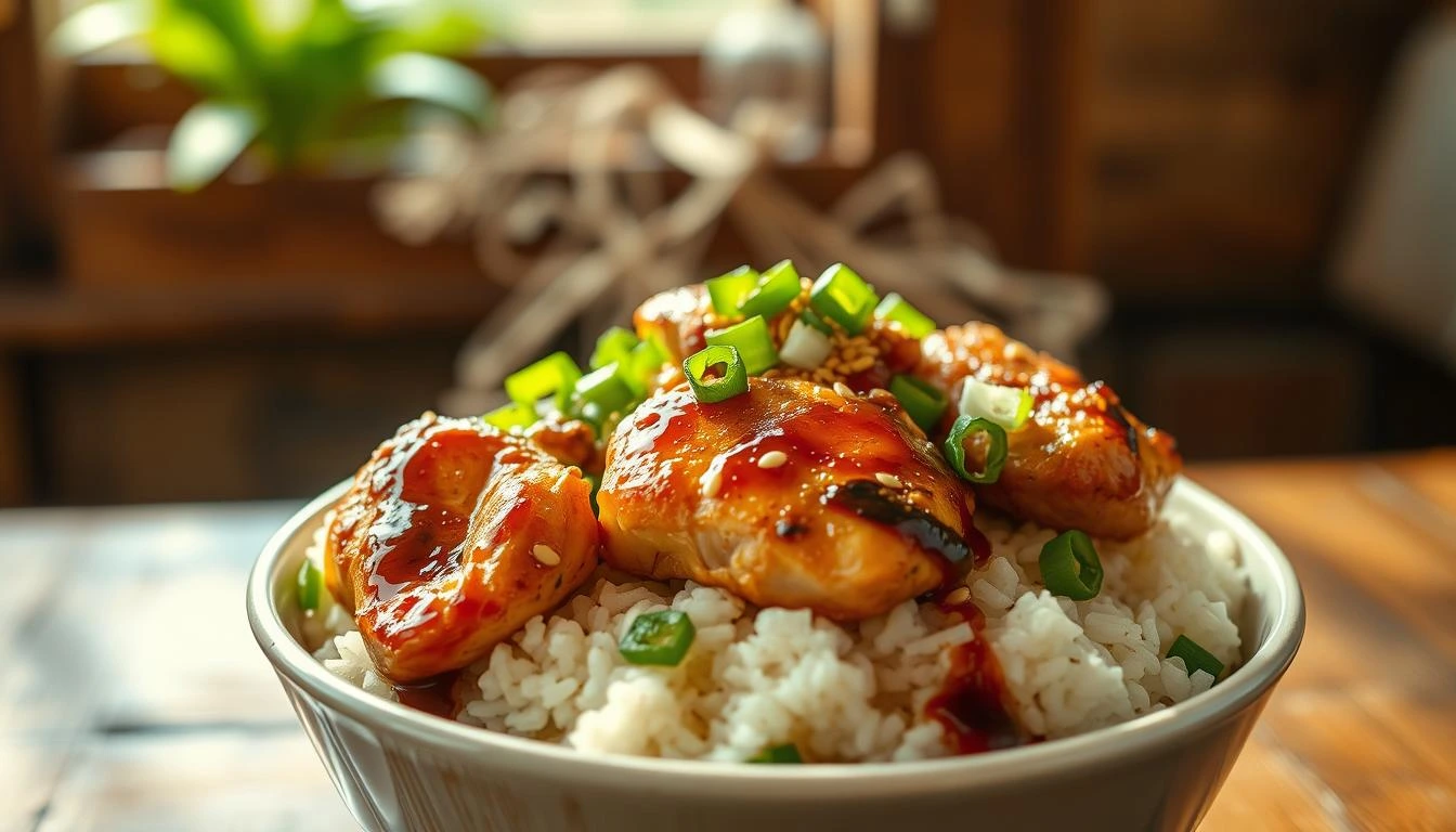 Enjoy a Tasty Chicken Rice Bowl Today 1 chicken rice bowl